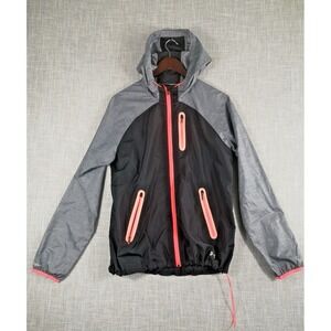 Under Armour Hooded Windbreaker Jacket Fitted‎ All Season Gear Womens Large